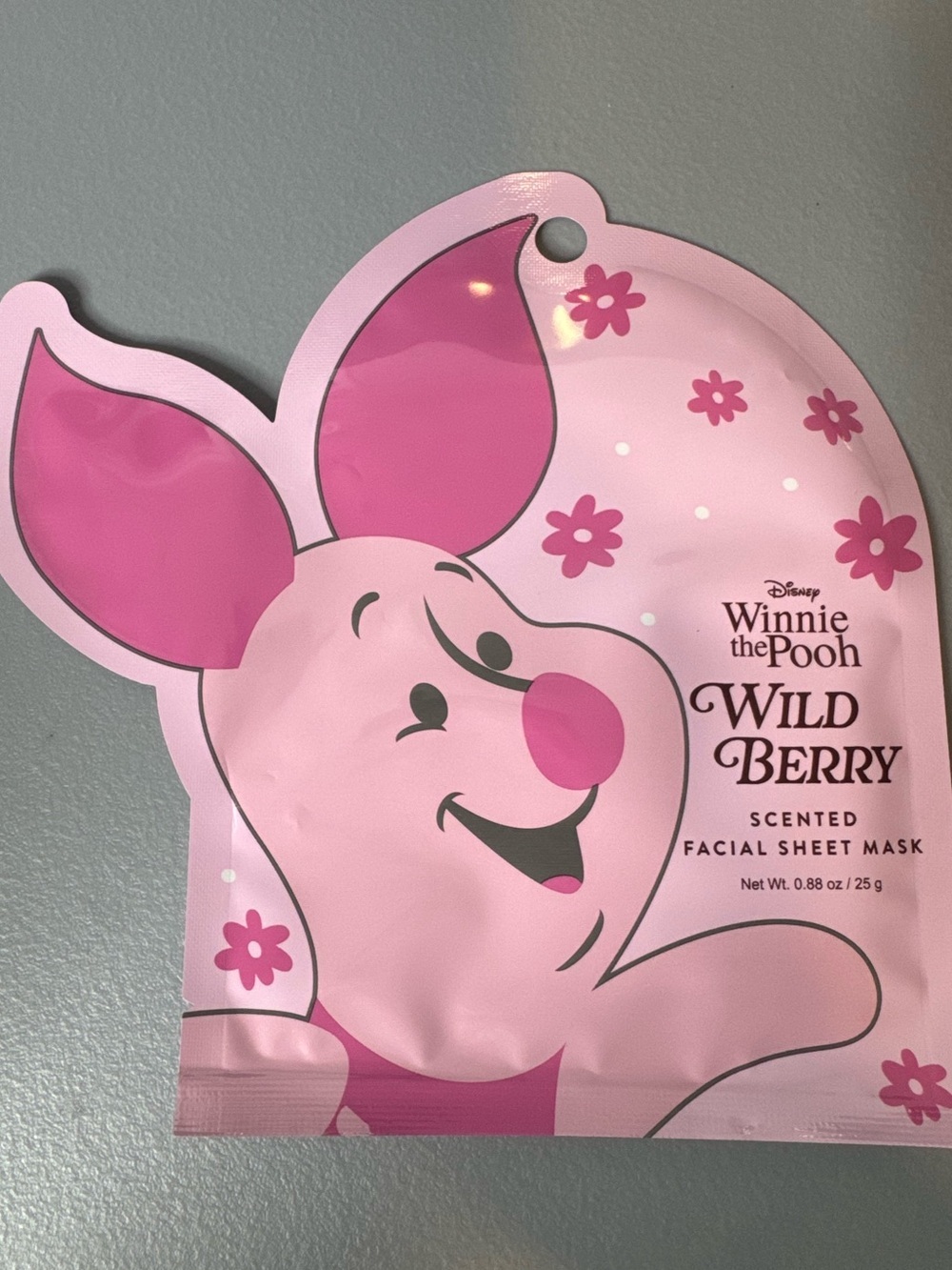 Disney Winnie the Pooh piglet Wild Berry Facial Sheet Mask - Pink